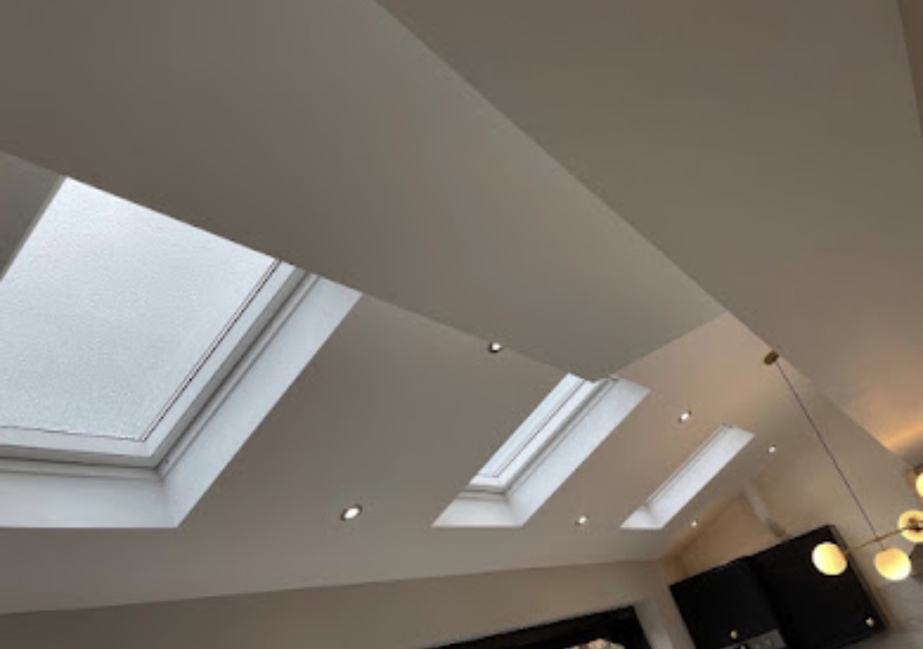 Vaulted Ceiling and Rooflight Run
